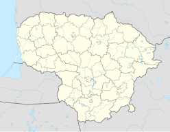 Vepriai crater is located in Lithuania