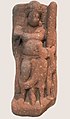来自印度秣菟罗的贵霜王朝公元1世纪至2世纪的夜叉，现藏于伦敦维多利亚和阿尔伯特博物馆
