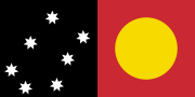 澳大利亚原住民基于澳大利亚国旗的版本