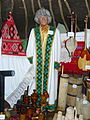 Traditional Bashkir musical instruments in a museum