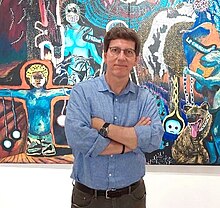 Chandler at Galerie Mémoires Africaines in Senegal in June 2024