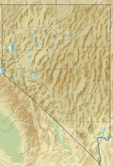 Thomas Peak is located in Nevada