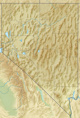 Map showing the location of Walker River State Recreation Area