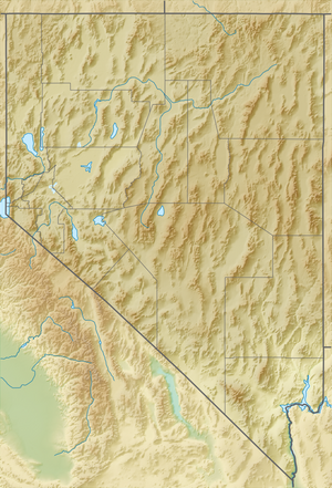 Map showing the location of Ruby Lake National Wildlife Refuge