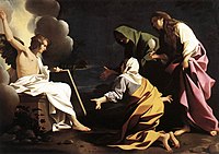 The Two Marys at the Tomb by Bartolomeo Schedoni, c. 1613