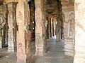 Pillared hall in Veera Bhadra temple, Lepakshi