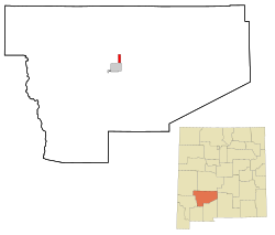 Location of Elephant Butte, New Mexico