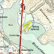 USGS survey map (1:24000 scale) from 1954.