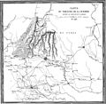 Map of the battlefield between the Mincio and the Adige during the French Revolution (in 1796)