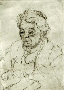 Portrait of Josephine Patterson Albright by Ivan Albright, 1978–1979