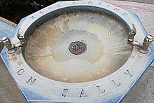 Eric Norstad commissioned drinking fountain in Sausalito California, in remembrance of Sally Stanford.