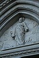 Carving on cathedral wall