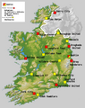 The clubs competing in the 2007 League of Ireland.