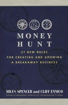 The cover of the book, MoneyHunt.