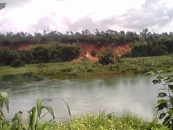 A view of Njaba River from Umuezukwe waterfront