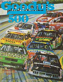 The 1993 Goody's 500 program cover.