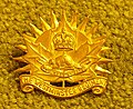 Hat badge of the Westminster Regiment, as worn during World War Two