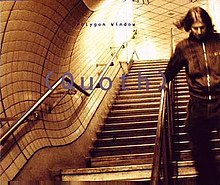 James running down stairs in a London Underground station