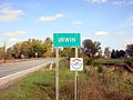 Irwin, Ohio signage