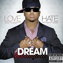 Album cover featuring The-Dream with his hands clenched at his chest and dressed in a suit jacket, sunglasses, and a backwards baseball cap; overlayed with his name and the album title