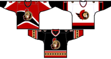 three hockey jersey designs
