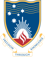 This image is the coat of arms of Edith Cowan University.