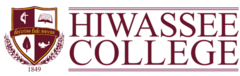 Coat of Arms and Stylized Maroon text of Hiwassee College