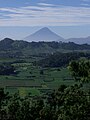 Volcán de Agua as seen from Tecpan, Guatemala (80 km (50 mi) away)