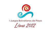 Logo of the I Bolivarian Beach Games