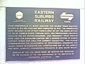 Eastern Suburbs Railway plaque - 20 May 2007.