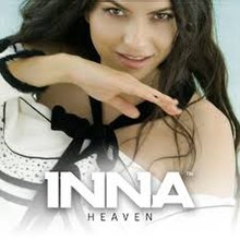 Inna appears on the single cover wearing a black and white blouse with her hand barely touching her chin.