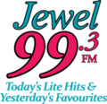 Jewel 99.3 logo from 2014-2021