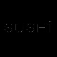 Text displaying "Sushi" blends into a black background and therefore is barely seen.