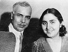 Cecilia Banu and her husband, Abolqasem Lahuti