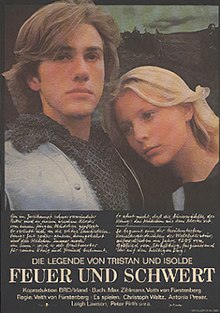 Film poster depicting Tristan and Isolde