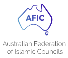 "AFIC" within a sketch of the map of Australia.