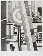 Fernand Léger, 1919, Le disque rouge, Exposició d'Art francès d'Avantguarda, Galeries Dalmau, Barcelona, 1920 (catalogue page)
