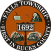 Official seal of Falls Township