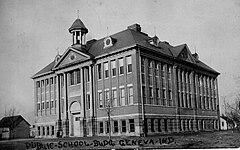 2nd Geneva High School Building (1902-1935; photo c.1920)