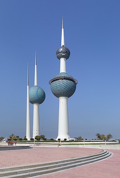 The Kuwait Towers is a symbol of modern Kuwait, and a new featured picture.