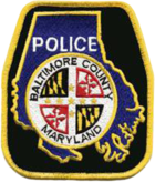 Patch of Baltimore County Police Department