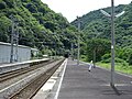 On the platform, looking toward Niimi