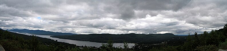 View of southern end of Lake George.
