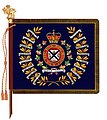 The regimental colour of the West Nova Scotia Regiment.