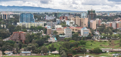 Site of Ngong Hills, North of Nairobi