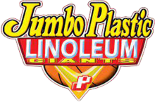 Jumbo Plastic Linoleum Giants logo