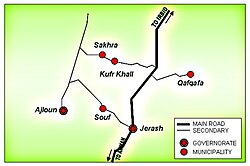 Location of Kufr Khall