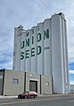 Grain elevator on US Route 30, on the west side of the city.