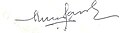 M. Victor Paul, AELC's signature