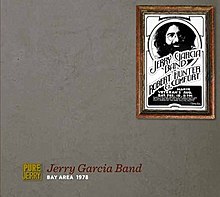 A concert poster for the Jerry Garcia Band and Robert Hunter & Comfort at Marin Veterans Auditorium